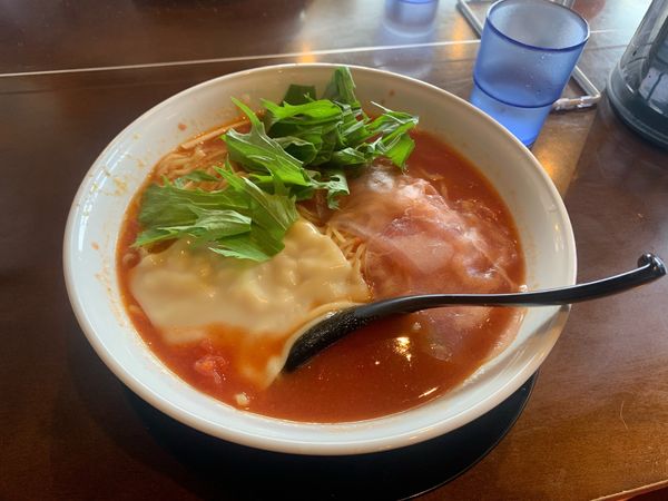 「トマトラーメン」@麺屋てんきの写真