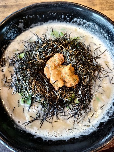 「うにそば(950円)」@九十九里 麺ドラゴンの写真