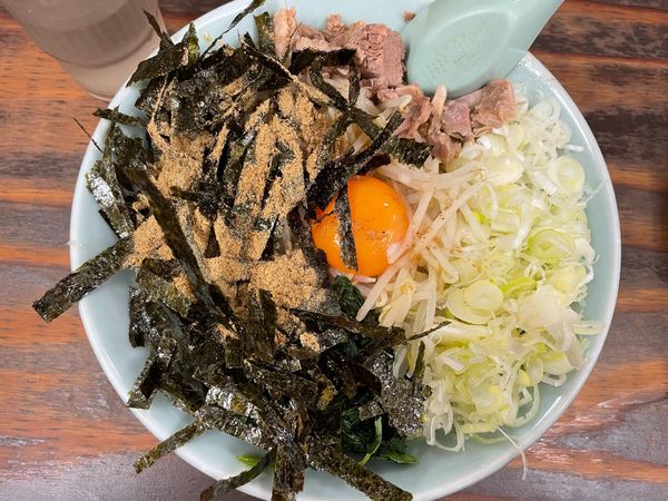 「家系まぜそば」@麺屋 ヤスシボーイの写真