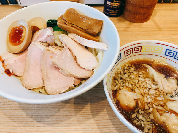 「特製つけ麺」@ほっこり中華そば もつけの写真