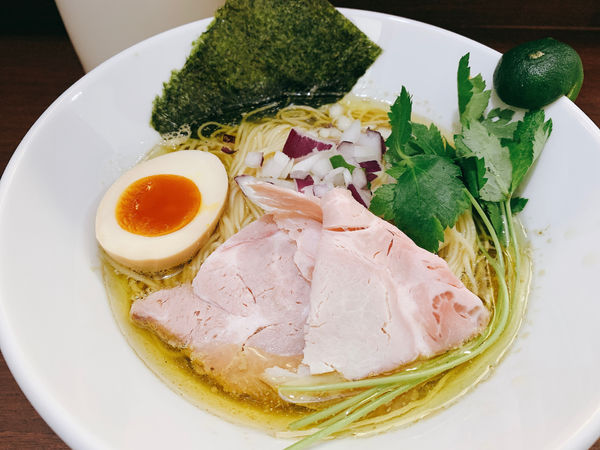 「濃いニボしぃーくわぁさー」@中華そば うお青の写真