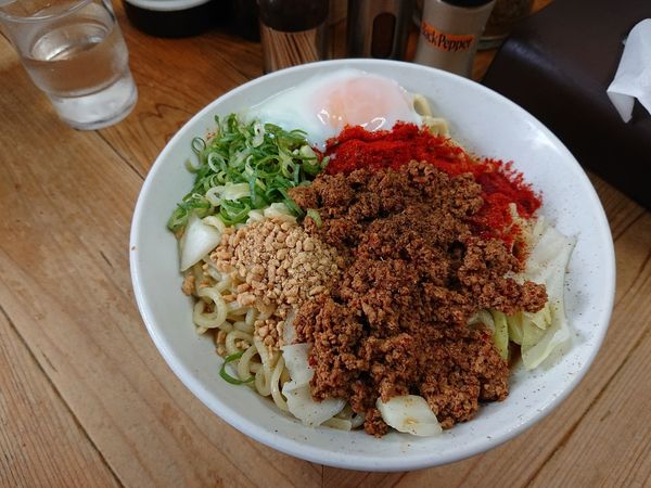 「特製汁無し担々麺 大盛り」@自家製麺 てんかの写真