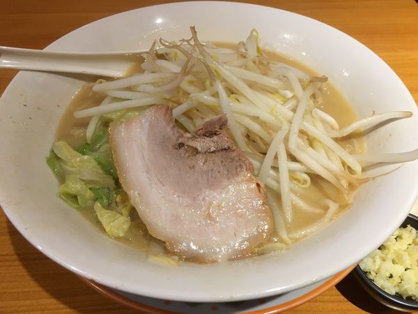 「がっつりみそラーメン（ﾆﾝﾆｸ）」@橋本食堂の写真