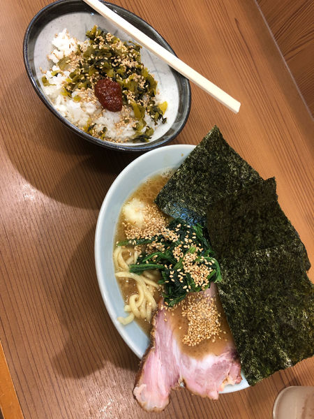 「ラーメン　ライス」@家系らーめん 武将家 外伝の写真