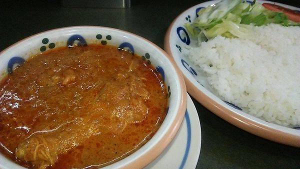 「Ａランチ チキン 750円」@インドカレー フジヤの写真