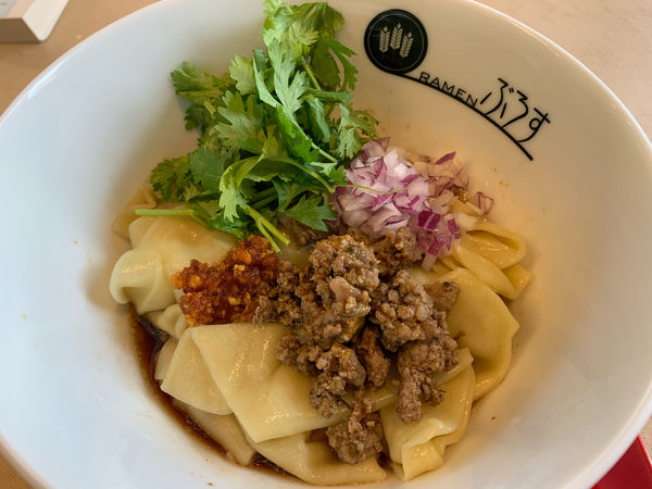 「ビャンビャン麺パクチー増し」@Ramenぶろすの写真