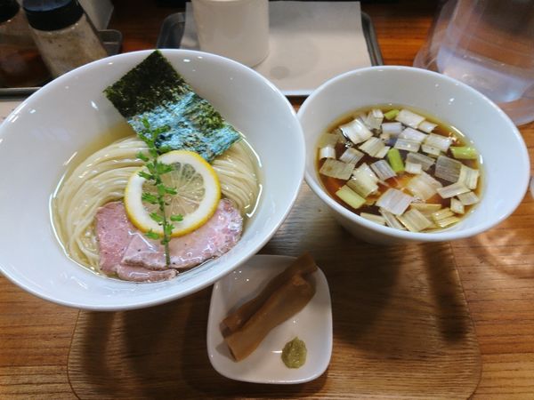 「味玉昆布水つけそば醤油」@アメノオトの写真