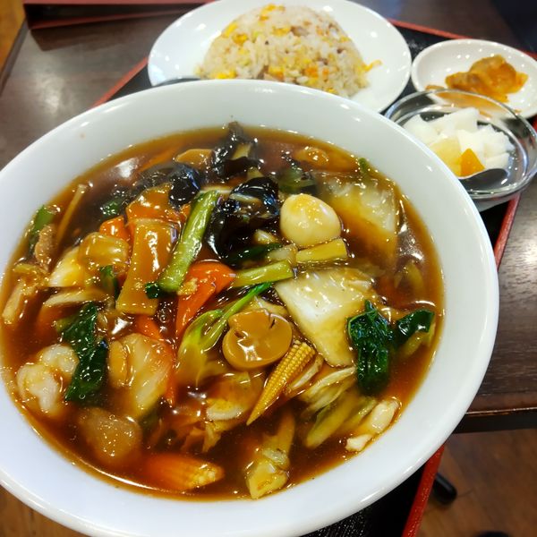 「タンチャーセットA(¥800)※」@香味園の写真