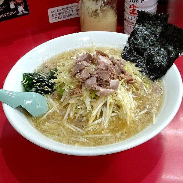 「ネギラーメン(中盛)+ネギW」@ラーメン かいざん 新小岩店の写真