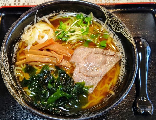 「ラーメン600円」@そらまめ食堂の写真