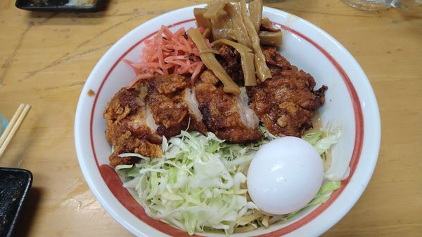 「【葉月】ピリ辛胡麻タレ冷しドカンと鶏唐揚げ乗せB¥2000-」@MENYA 食い味の道有楽の写真