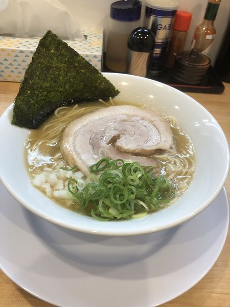 「鶏白湯ラーメン（750円）+半チャーハン（250円）」@麺屋 瑞風の写真