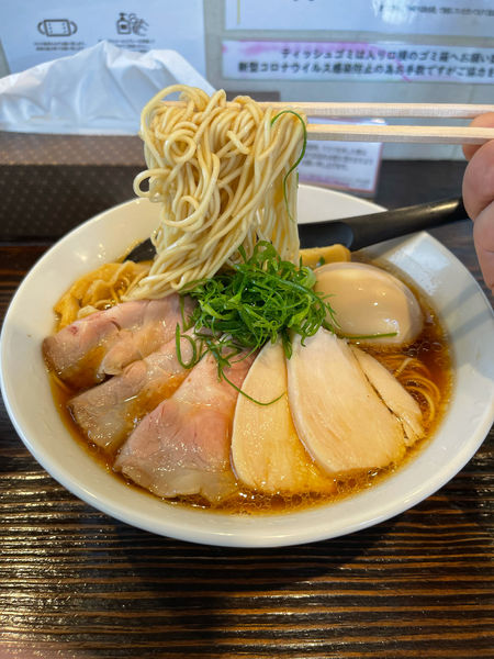 「特製中華そば 醤油 1050円」@中華そば 向日葵の写真