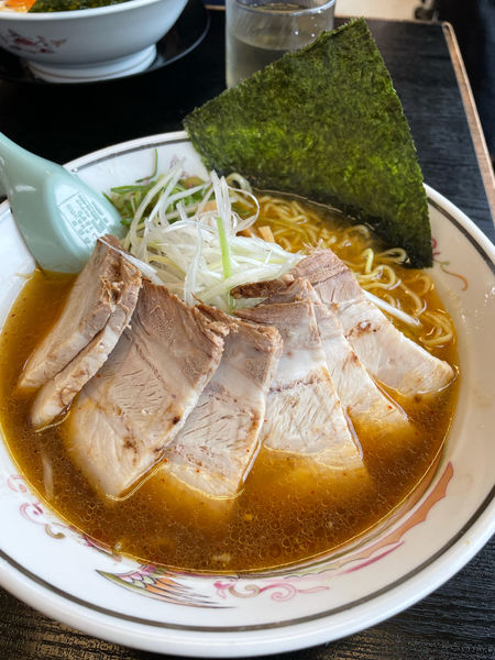 「霜降りハルピンチューシュー麺」@ハルピンラーメン 下諏訪町役場前店の写真