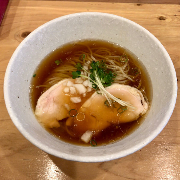 「冷や煮干らーめん（850円）」@中華蕎麦 丸蔵の写真