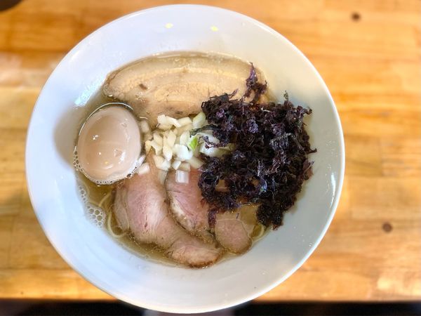 「贅沢煮干しそば(1,050円)」@中華蕎麦 會の写真