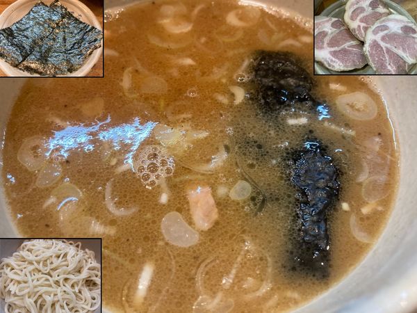 「つけ麺＋チャーシュー＋のり」@麺屋吉左右の写真