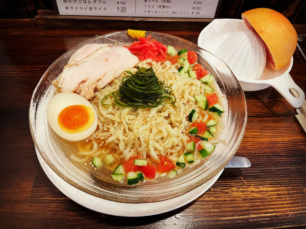 「限定 生搾りグレープフルーツ中華」@りっすい社の写真