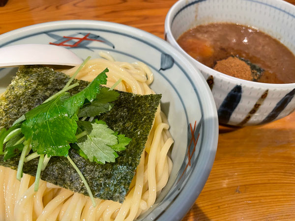 「濃厚魚介つけ麺  800円」@麺屋まいどの写真