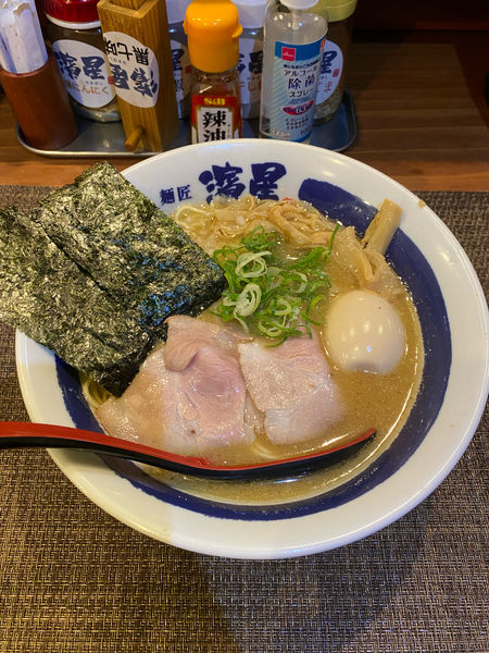 「濃厚煮干しそば　味玉」@濃厚煮干しそば 麺匠 濱星 関内店の写真