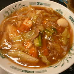 五目あんかけラーメン