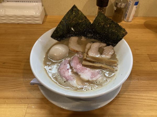 「にぼ白湯そば」@麺屋 希楽夢の写真