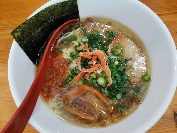 「極上の塩【海老】」@麺屋 燕 駿府町店の写真