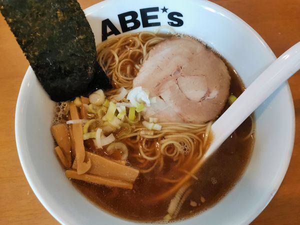 「煮干しラーメン」@ラーメン ABE'sの写真