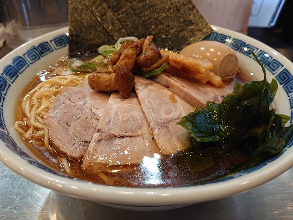 「特製そば(中盛り)」@東京中華そば 里見の写真