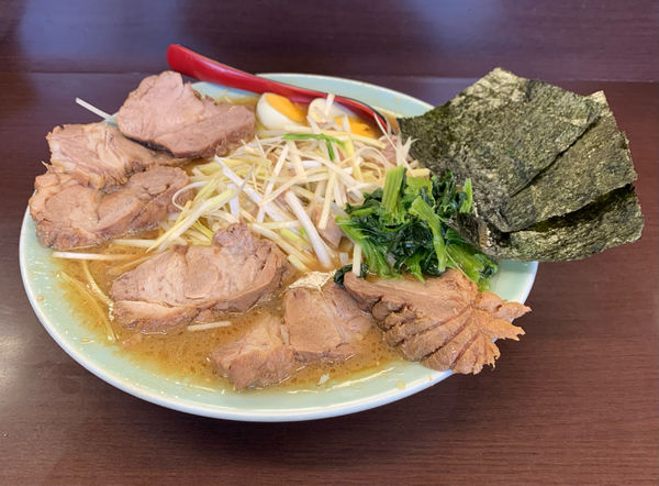 「味噌ネギチャーシュー大盛り」@ラーメンショップ 二ツ橋店の写真