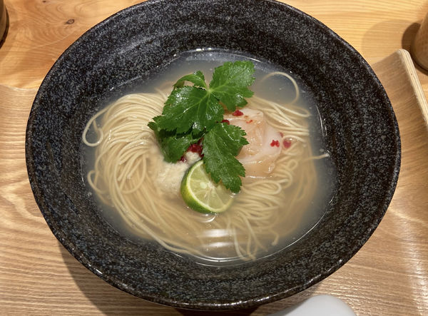 「ホタテとハマグリの冷やしそば」@銀座 風見の写真