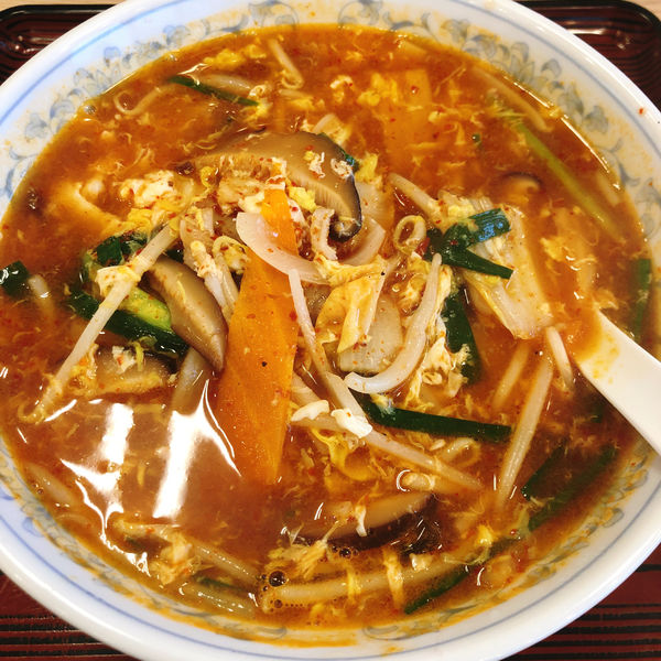 「旨辛菜麺（0.5玉）560円」@ぎょうざの満洲 おおたモール店の写真