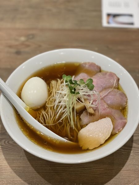 「特製だし麺醤油」@だし麺屋 ナミノアヤの写真