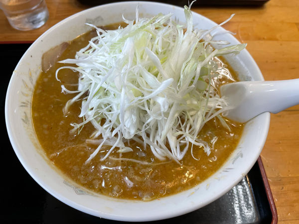 「味噌ラーメン&餃子」@北海とんこつらーめん 純輝 白井店の写真
