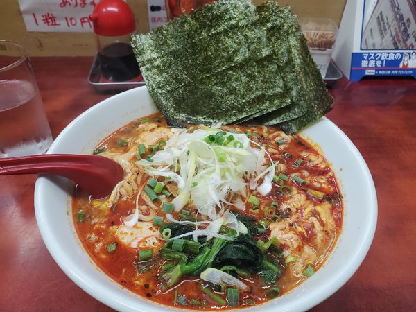 「ドラたんたんめん780円＋２点もり150円」@らーめん ドラごんちの写真