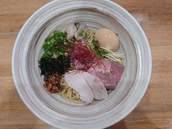 「貝塩の釜揚げ和え麺」@しじみ中華蕎麦 イツ花の写真