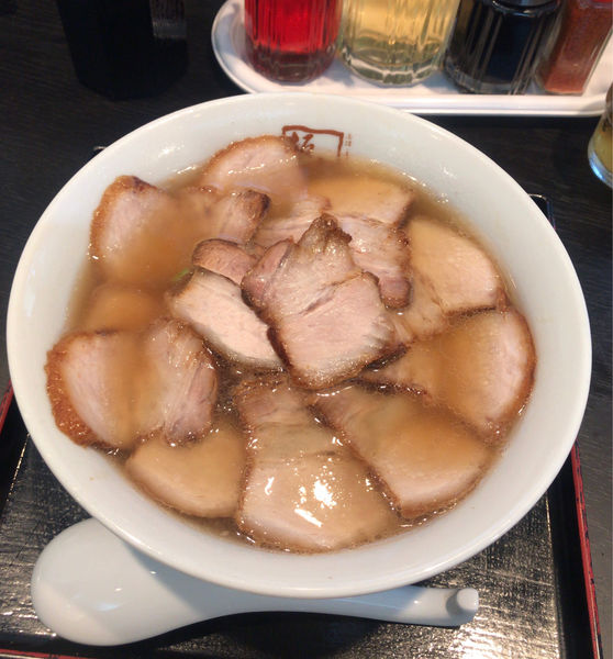 「焼豚ラーメン（970円）」@喜多方ラーメン 坂内 針中野店の写真