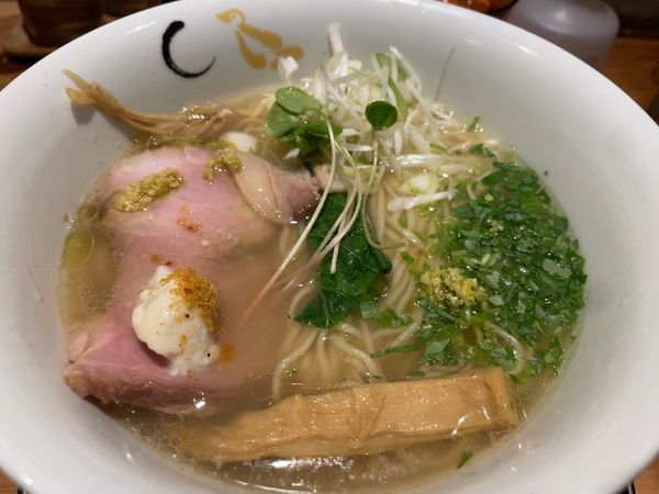 「限定和風海の塩」@SOBAHOUSE 金色不如帰 新宿御苑本店の写真