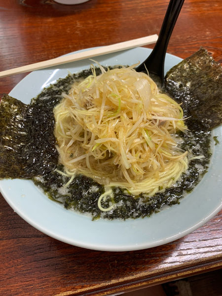 「ねぎラーメン こりこりのりTP」@ラーメンショップ 丸ヶ崎店の写真