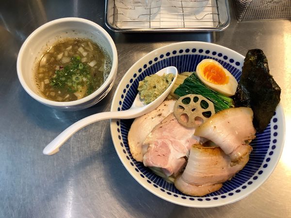 「【限定】蛤トリュフペースト添え 塩煮干浸水つけ麺」@Bonito Soup Noodle RAIKの写真