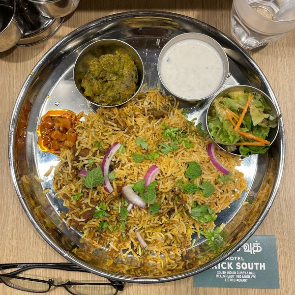 「ハイデラバード式 マトンビリヤニプレート」@エリックサウス 虎ノ門ヒルズ店の写真