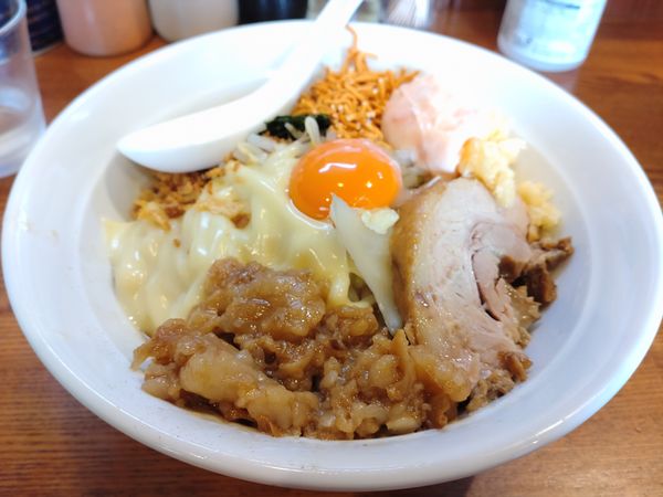 「まぜそば200g」@ラーメンまぜそば 黄ぶた伝説の写真