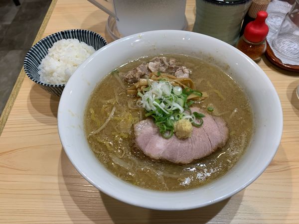 「味噌ラーメン＋小ライス」@三ん寅の写真
