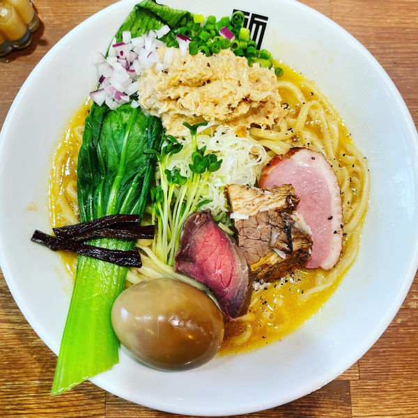 「鶏ホタテそば」@竹末東京プレミアムの写真