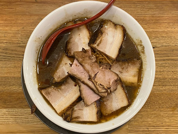 「肉そば（煮干）」@麺や 七彩 八丁堀店の写真