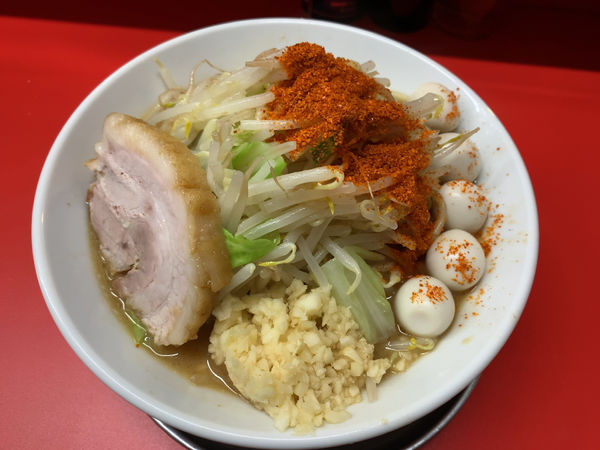 「ミニラーメン730円うずら5個100円」@ハナイロモ麺 吉祥寺本店の写真