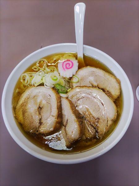 「チャーシューメン  ﾒﾝﾏ抜き」@佐野青竹手打ちラーメン いしかりの写真