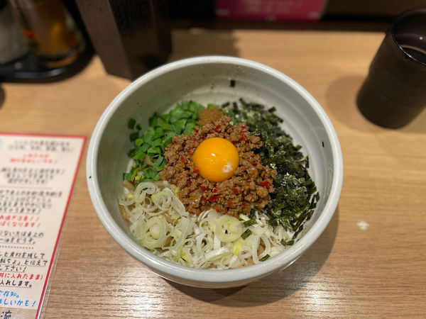 「台湾まぜそば　麺少なめ　860」@麺屋 まぜはるの写真