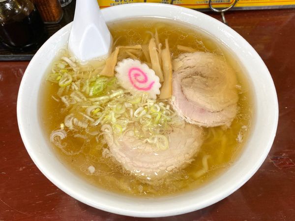「手打ちラーメン ６５０円」@たけはる十八番の写真