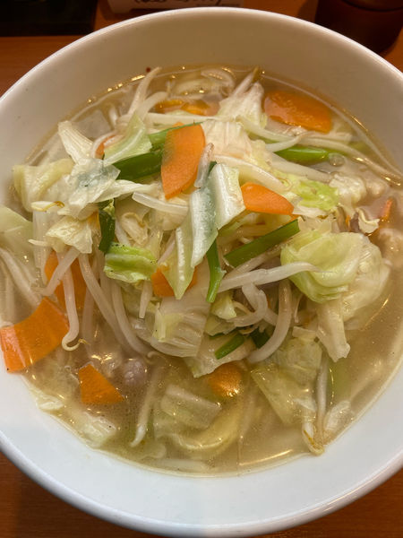 「野菜たっぷりタンメン」@日高屋 津田沼駅南口店の写真